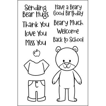 Little Peeps Bear Clear Stamp Set