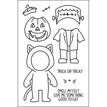 Little Peeps Halloween 1 Clear Stamp Set